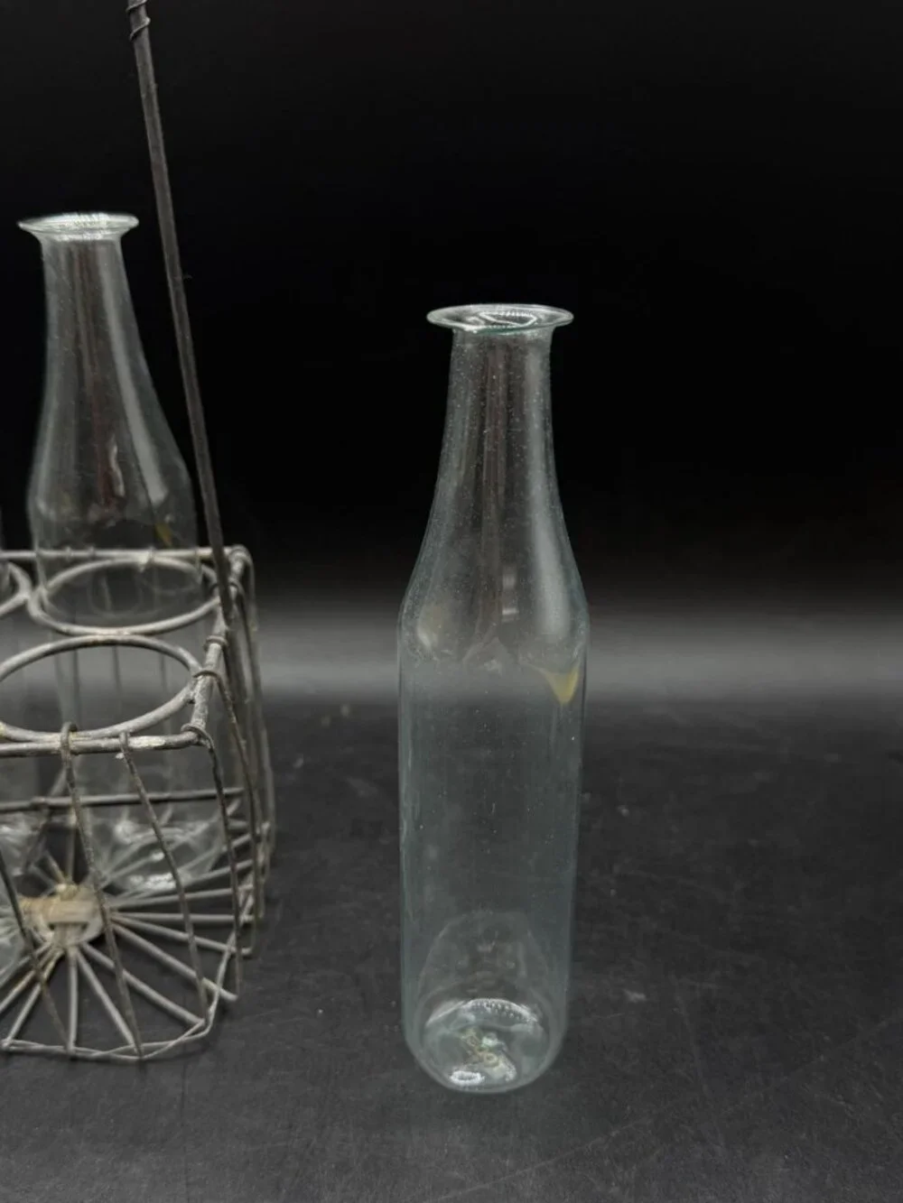Milk Crate 4 Roost Milk Bottle Pitcher Vase Industrial Metal Rack